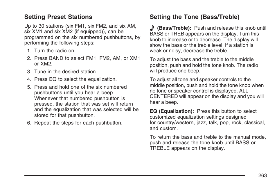 Buick 2007 LaCrosse User Manual | Page 263 / 512