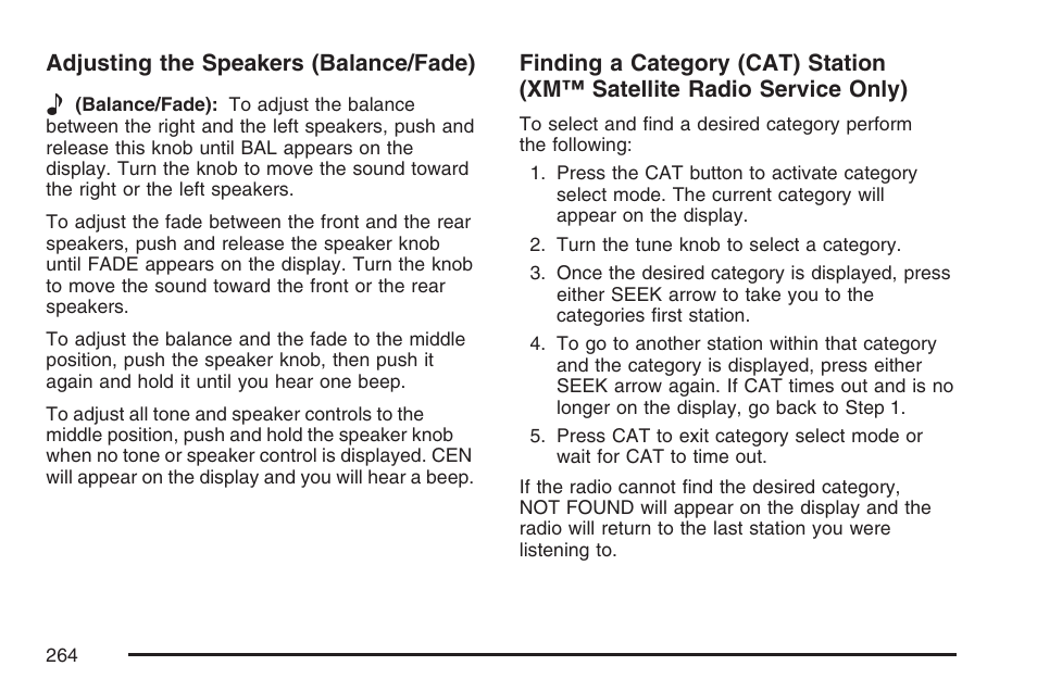 Buick 2007 LaCrosse User Manual | Page 264 / 512