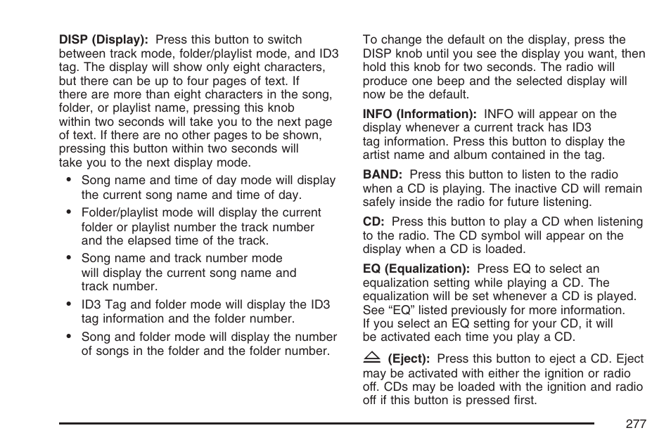 Buick 2007 LaCrosse User Manual | Page 277 / 512