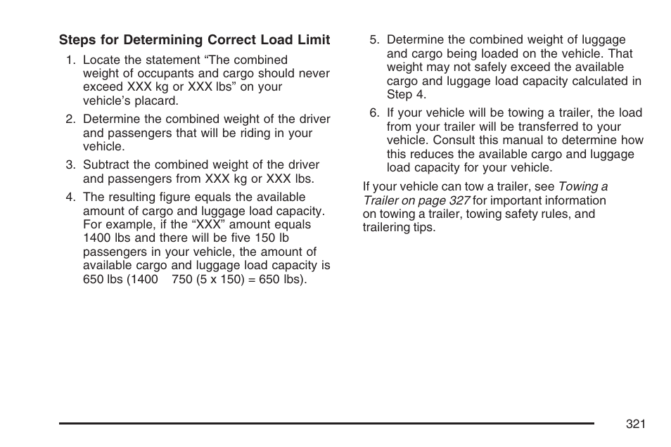 Buick 2007 LaCrosse User Manual | Page 321 / 512