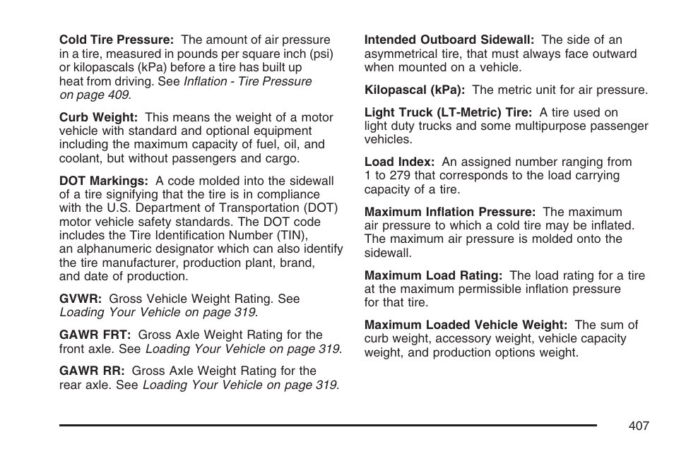 Buick 2007 LaCrosse User Manual | Page 407 / 512