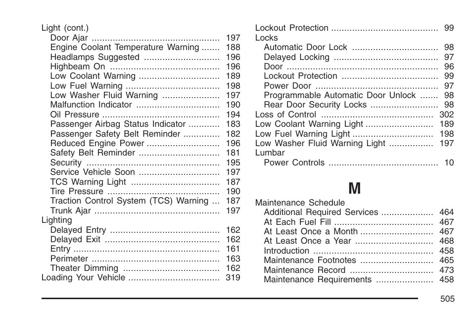 Buick 2007 LaCrosse User Manual | Page 505 / 512