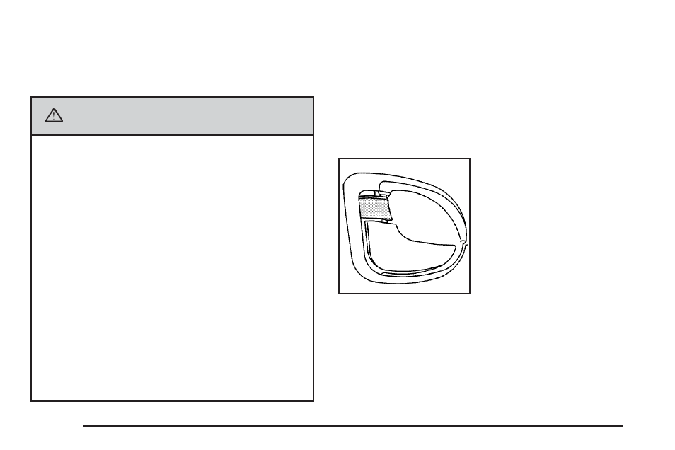 Doors and locks, Door locks, Doors and locks -8 | Door locks -8, Caution | Buick 2006 Rendezvous User Manual | Page 102 / 478