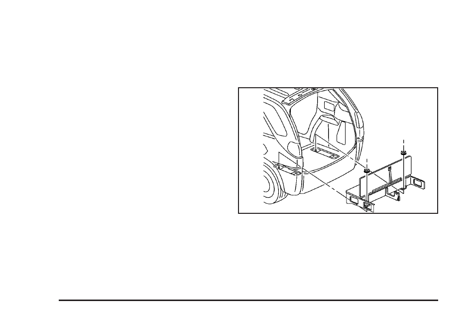 Removing the extended rear convenience center, Reinstalling the extended rear convenience center | Buick 2006 Rendezvous User Manual | Page 138 / 478