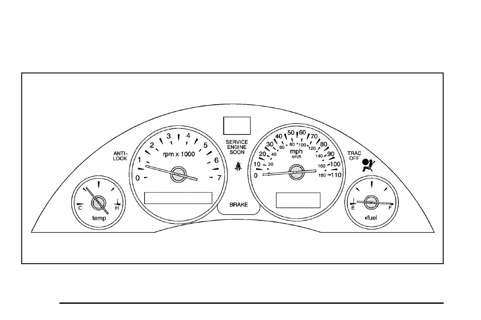 Instrument panel cluster, Instrument panel cluster -38, Instrument panel | Cluster | Buick 2006 Rendezvous User Manual | Page 180 / 478