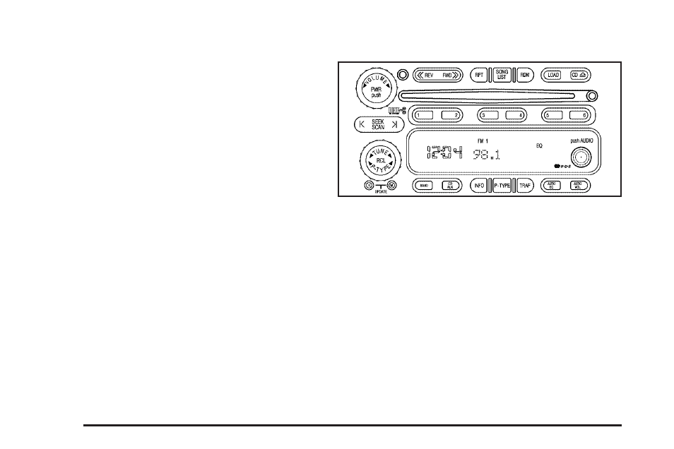 Radio with six-disc cd, Radio with six-disc cd -100 | Buick 2006 Rendezvous User Manual | Page 242 / 478