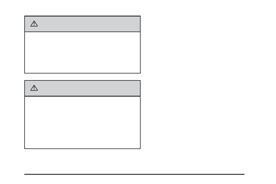 Caution | Buick 2006 Rendezvous User Manual | Page 303 / 478