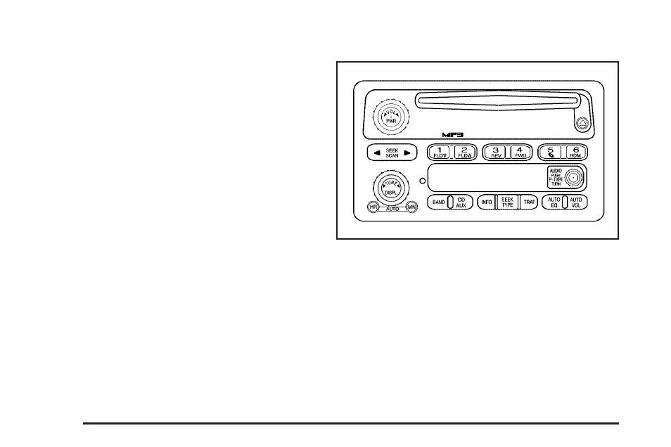 Radio with cd (mp3), Radio with cd (mp3) -70, Cd messages | Buick 2006 Rainier User Manual | Page 192 / 470
