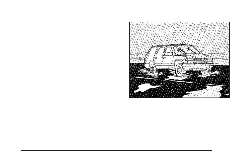 Driving in rain and on wet roads, Driving in rain and on wet roads -31 | Buick 2006 Rainier User Manual | Page 283 / 470