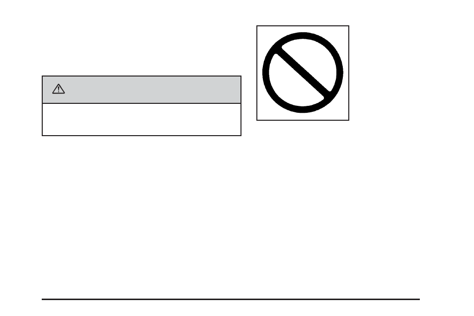 Caution, Safety warnings and symbols | Buick 2006 Rainier User Manual | Page 3 / 470