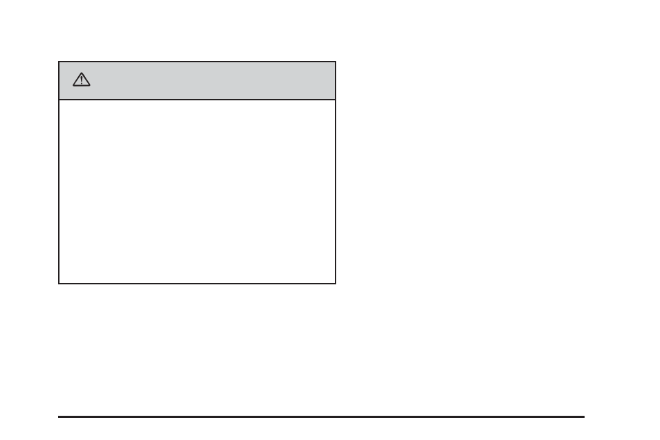Caution | Buick 2006 Rainier User Manual | Page 343 / 470