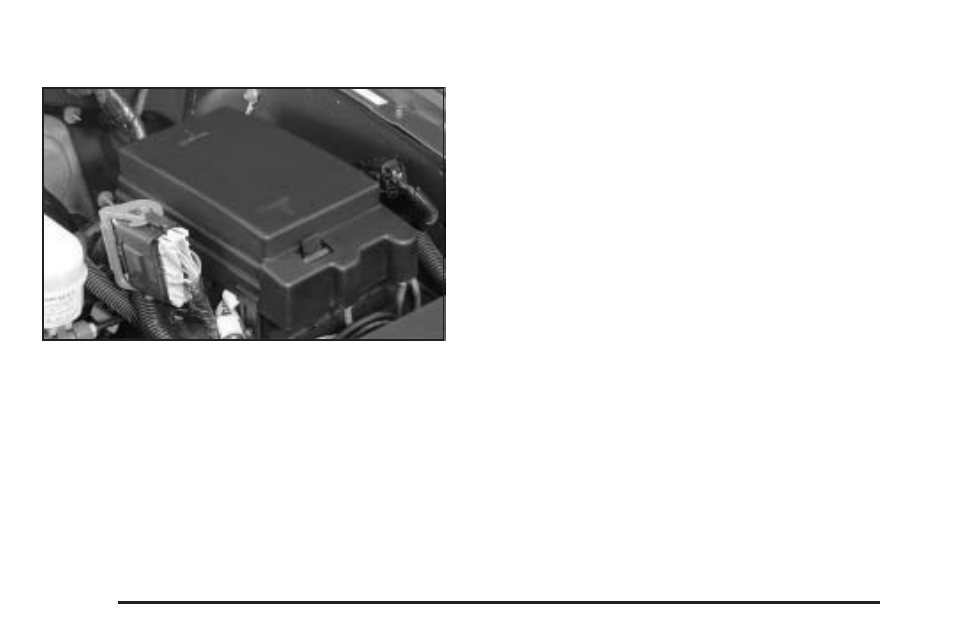 Engine compartment fuse block, Engine compartment fuse block -96, Engine | Compartment fuse block | Buick 2006 Rainier User Manual | Page 412 / 470