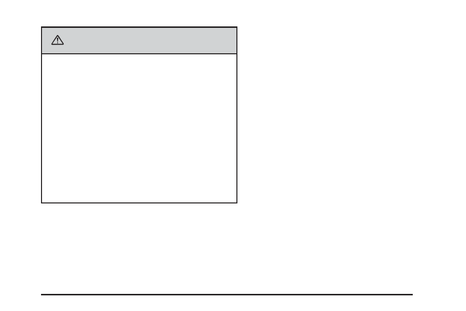 Caution | Buick 2006 Rainier User Manual | Page 51 / 470