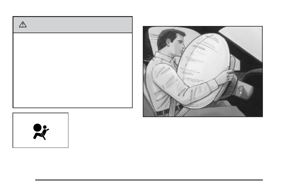 Where are the airbags, Where are the airbags? -50, Caution | Buick 2006 Rainier User Manual | Page 56 / 470