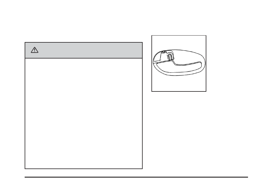 Doors and locks, Door locks, Doors and locks -7 | Door locks -7, Caution | Buick 2006 Rainier User Manual | Page 77 / 470