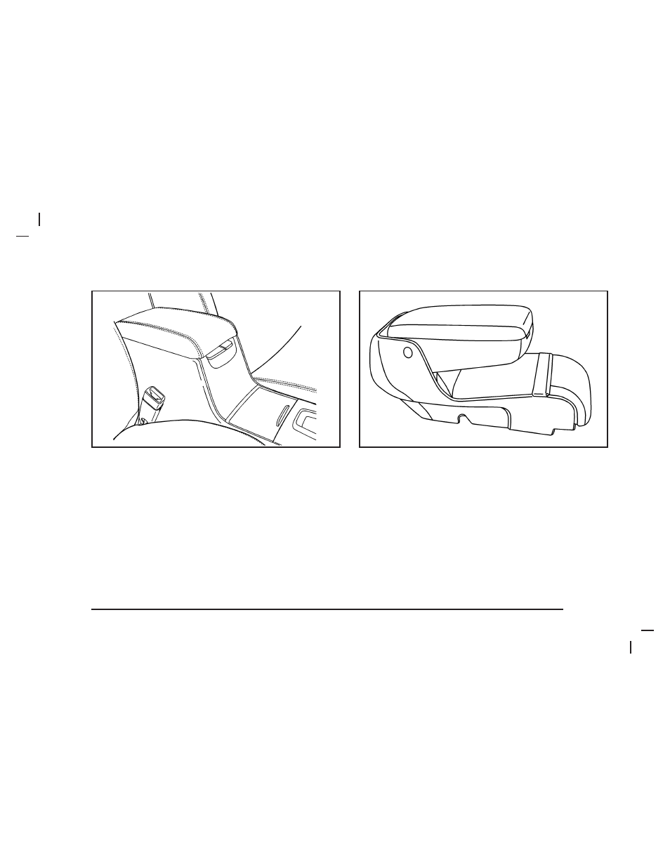 Center console storage area, Center flex storage unit | Buick 2006 Lucerne User Manual | Page 121 / 416