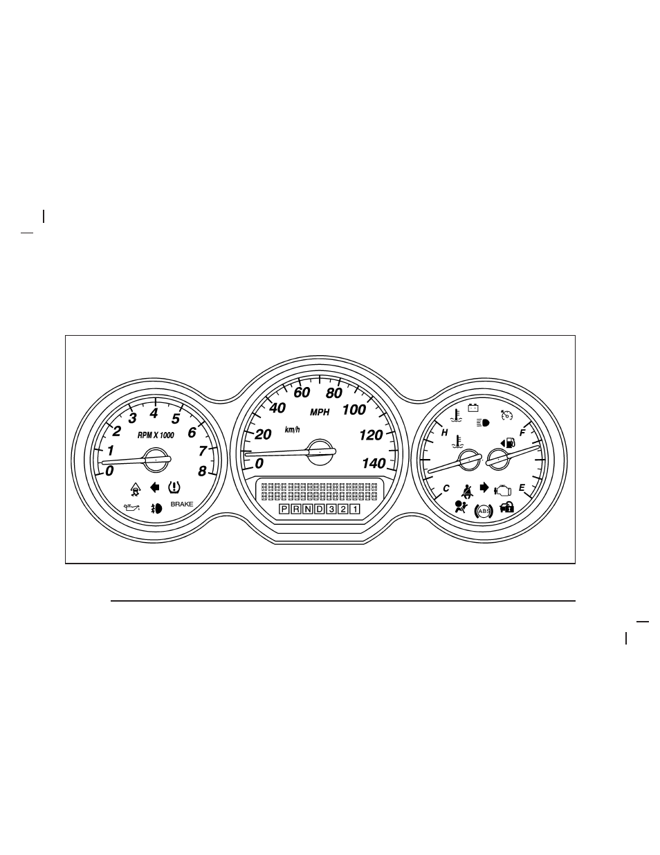 Instrument panel cluster | Buick 2006 Lucerne User Manual | Page 158 / 416