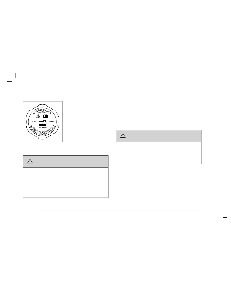 Caution | Buick 2006 Lucerne User Manual | Page 294 / 416