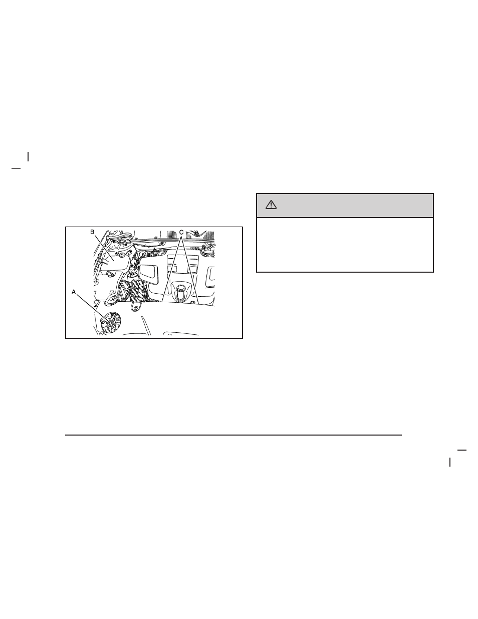 Caution, Cooling system (3.8l v6 engine) | Buick 2006 Lucerne User Manual | Page 297 / 416