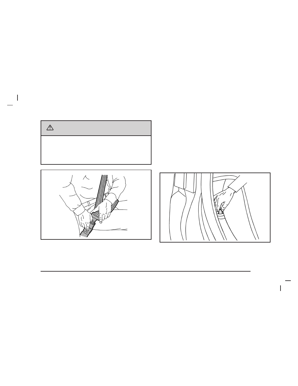 Caution, Rear safety belt comfort guides | Buick 2006 Lucerne User Manual | Page 33 / 416