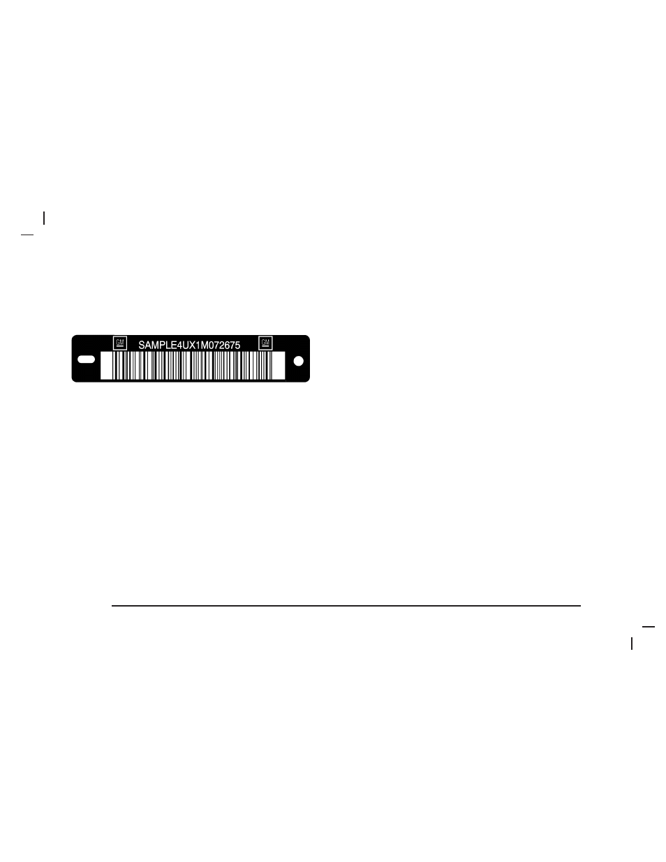Vehicle identification, Vehicle identification number (vin), Service parts identification label | Buick 2006 Lucerne User Manual | Page 360 / 416