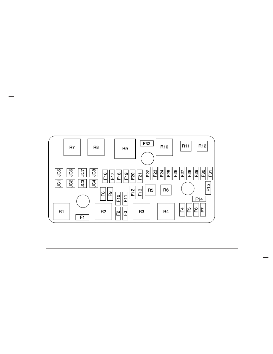 Underhood fuse block | Buick 2006 Lucerne User Manual | Page 362 / 416