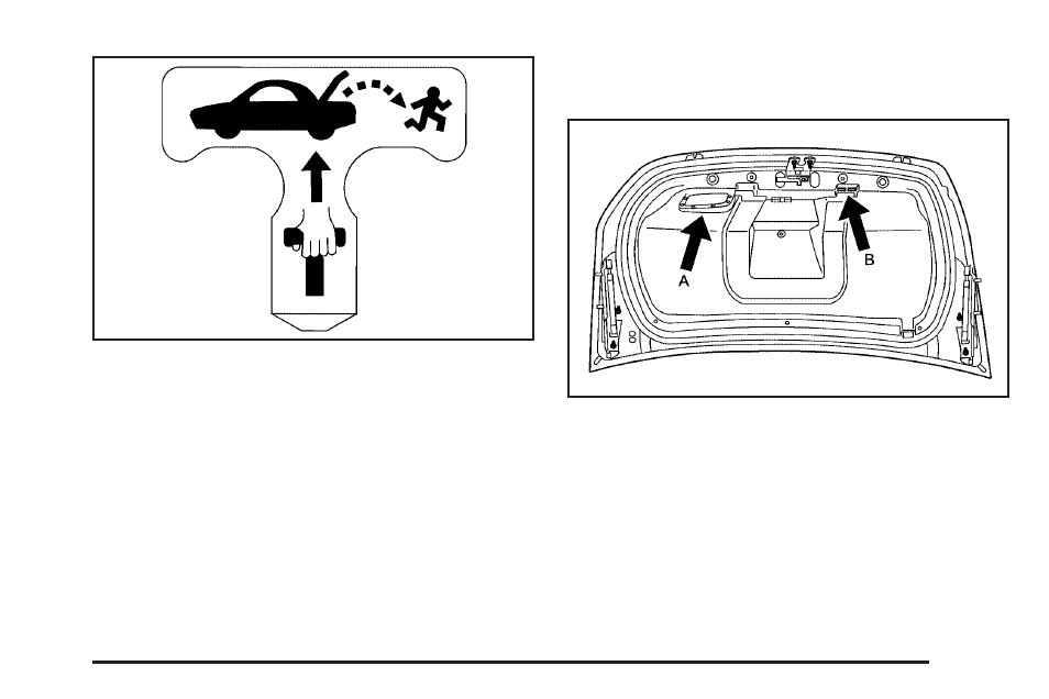 Trunk lid pull down handle and tie-down features | Buick 2006 LaCrosse User Manual | Page 89 / 438