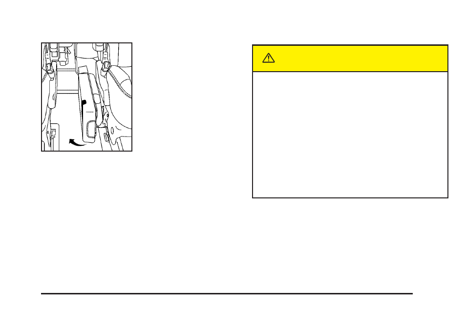 Folding tray, Luggage carrier, Folding tray -51 luggage carrier -51 | Caution | Buick 2005 Terraza User Manual | Page 125 / 428