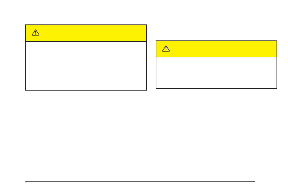 Caution | Buick 2005 Terraza User Manual | Page 301 / 428