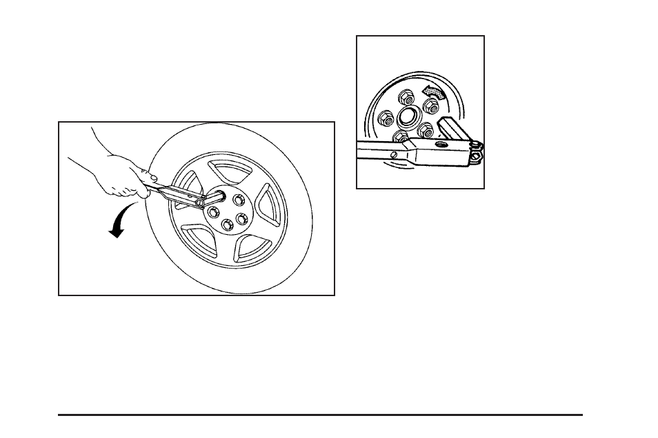 Removing the flat tire and installing, The spare tire -67 | Buick 2005 Terraza User Manual | Page 359 / 428