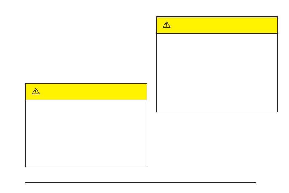 Caution | Buick 2005 Terraza User Manual | Page 45 / 428