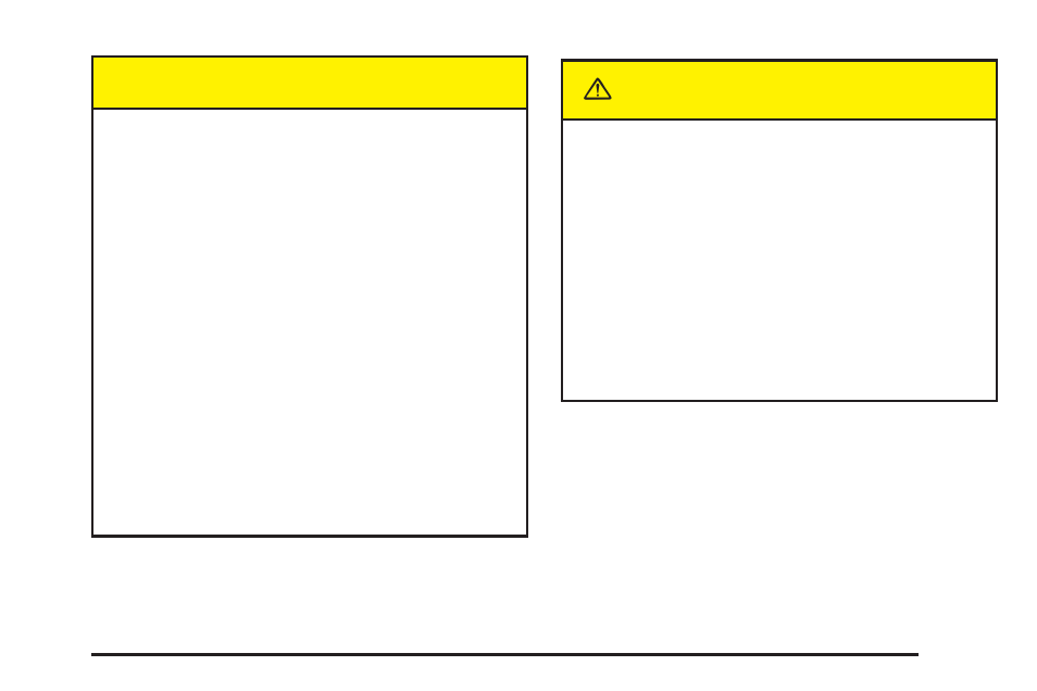 Caution | Buick 2005 Terraza User Manual | Page 61 / 428