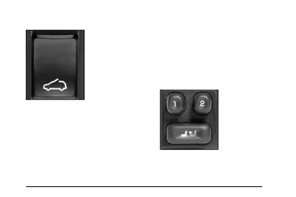 Sunroof, Vehicle personalization, Memory seat | Sunroof -47, Vehicle personalization -47, Memory seat -47 | Buick 2005 Rendezvous User Manual | Page 137 / 480