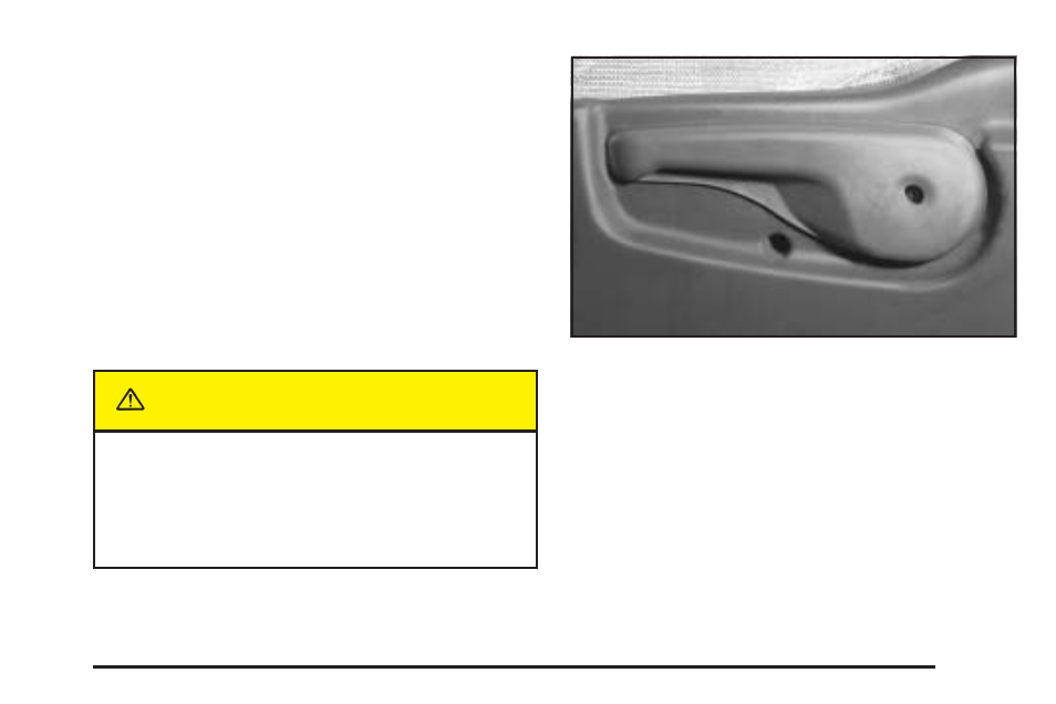 Captain chairs, Captain chairs -13, Caution | Buick 2005 Rendezvous User Manual | Page 19 / 480