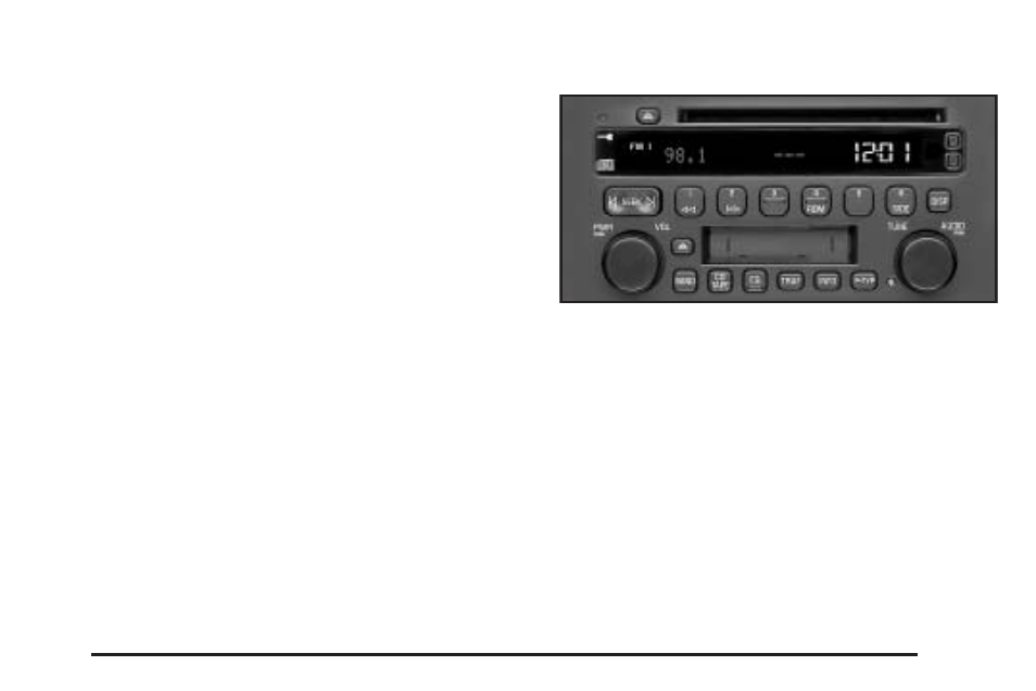 Radio with cassette and cd, Radio with cassette and cd -87 | Buick 2005 Rendezvous User Manual | Page 225 / 480