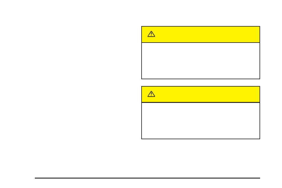 Caution | Buick 2005 Rendezvous User Manual | Page 24 / 480