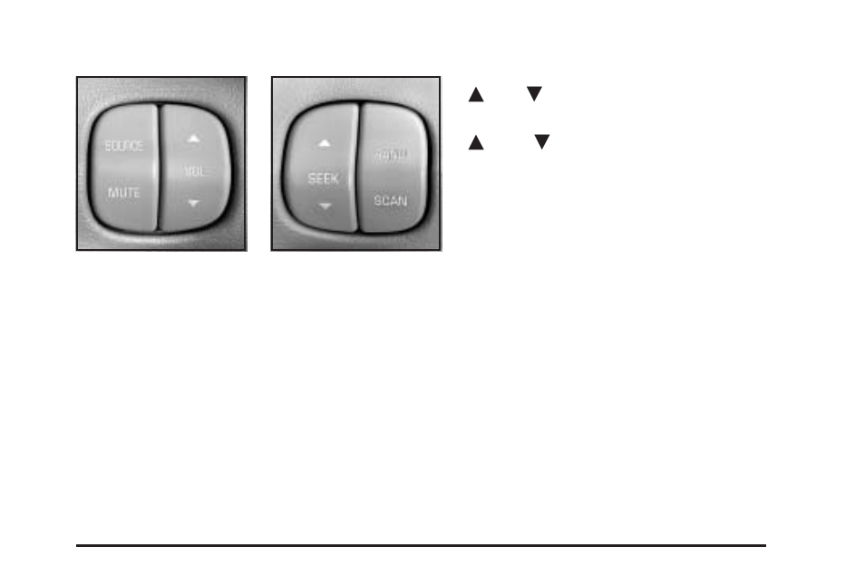Audio steering wheel controls, Audio steering wheel controls -133, Audio | Steering wheel controls | Buick 2005 Rendezvous User Manual | Page 271 / 480