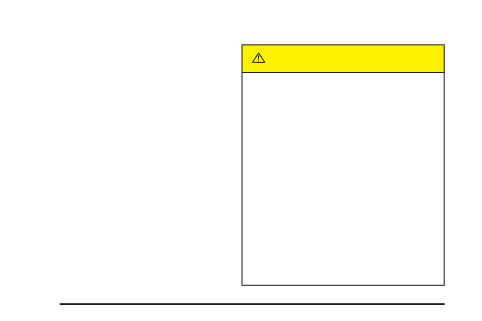 Caution | Buick 2005 Rendezvous User Manual | Page 316 / 480