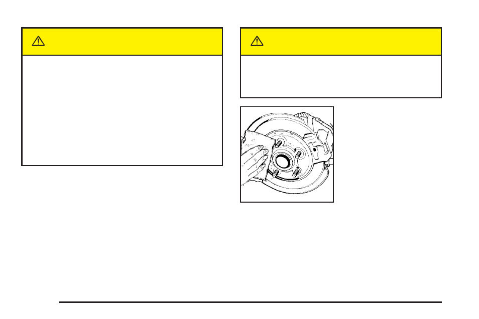 Caution | Buick 2005 Rendezvous User Manual | Page 402 / 480