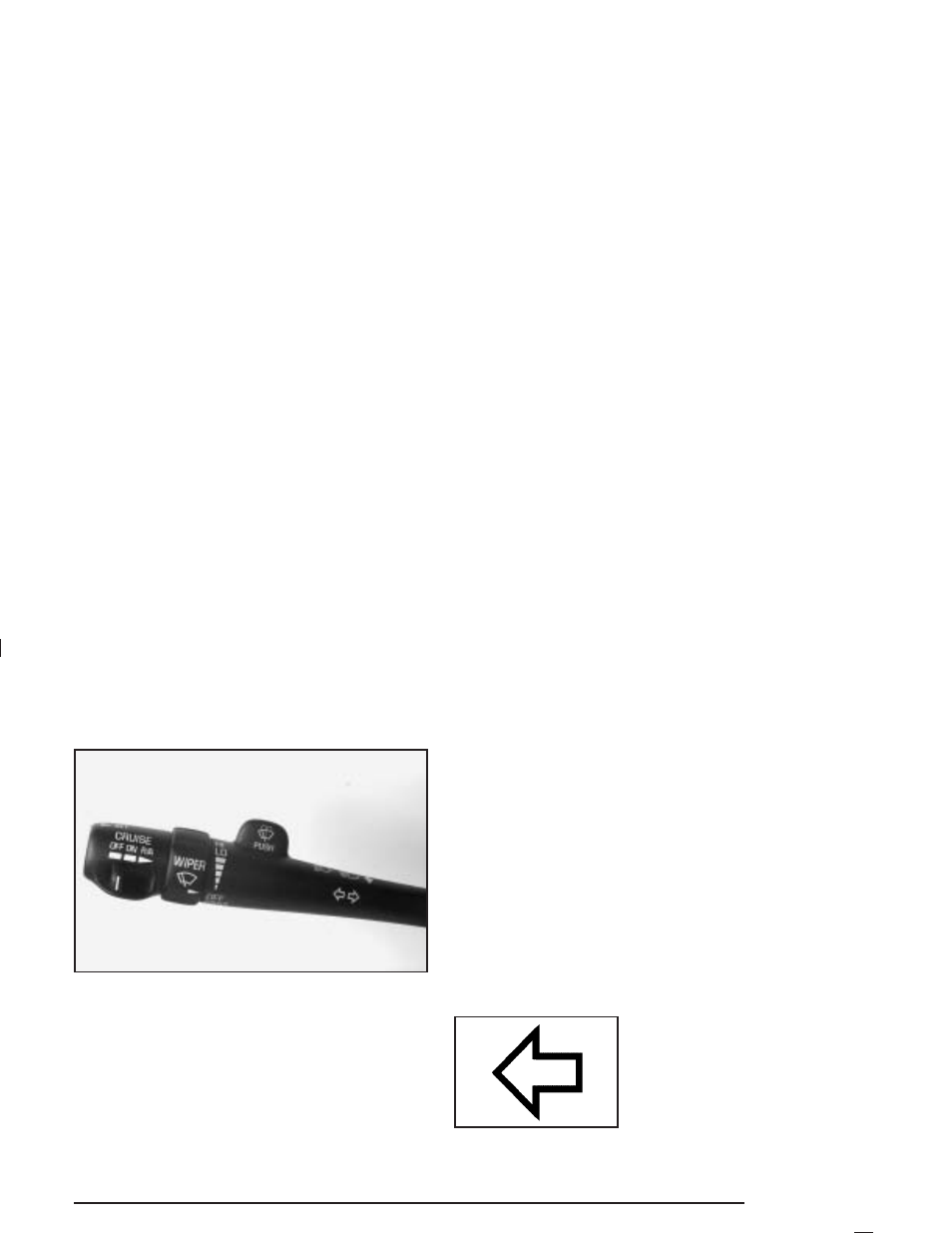 Turn signal/multifunction lever, Turn and lane-change signals, Turn | Signal/multifunction lever | Buick 2005 Park Avenue User Manual | Page 121 / 388