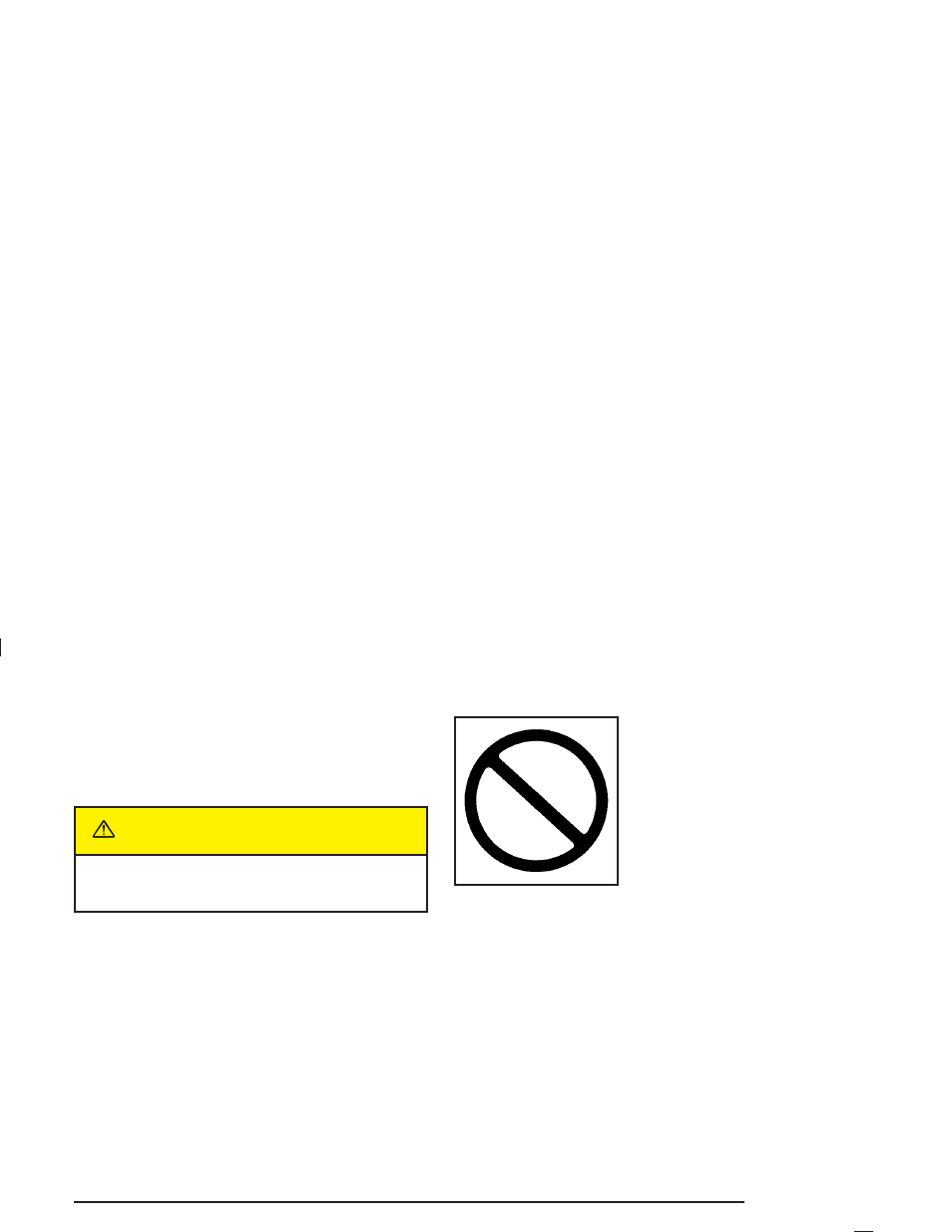 Caution, Safety warnings and symbols | Buick 2005 Park Avenue User Manual | Page 3 / 388