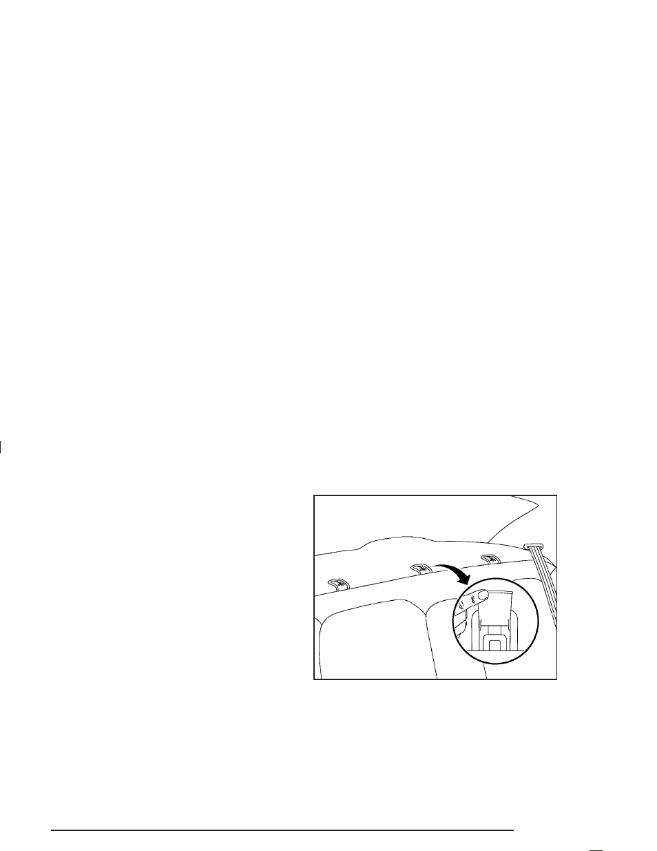 Top strap anchor location, Top strap anchor location -39 | Buick 2005 Park Avenue User Manual | Page 45 / 388