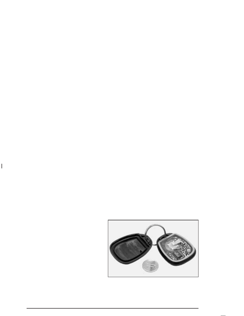 Theft-deterrent system, Matching transmitter(s) to your vehicle, Battery replacement | Buick 2005 Park Avenue User Manual | Page 72 / 388