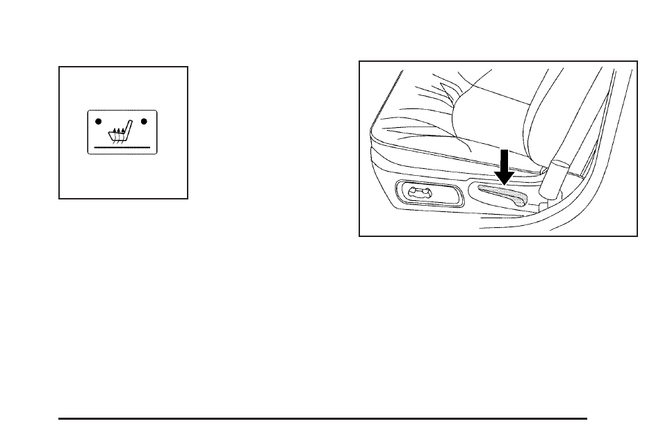 Heated seats, Reclining seatbacks, Heated seats -5 reclining seatbacks -5 | Buick 2005 LaCrosse User Manual | Page 11 / 410