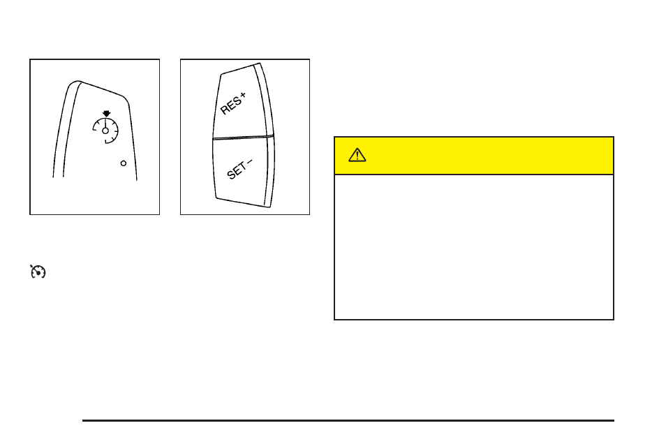 Cruise control, Cruise control -10, Caution | Buick 2005 LaCrosse User Manual | Page 124 / 410