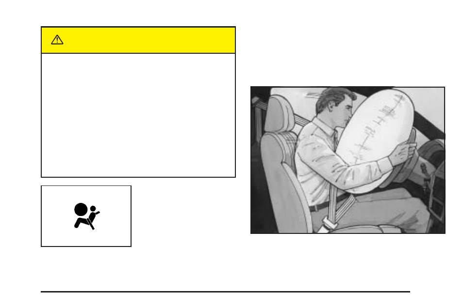 Where are the airbags, Where are the airbags? -53, Caution | Buick 2005 LaCrosse User Manual | Page 59 / 410