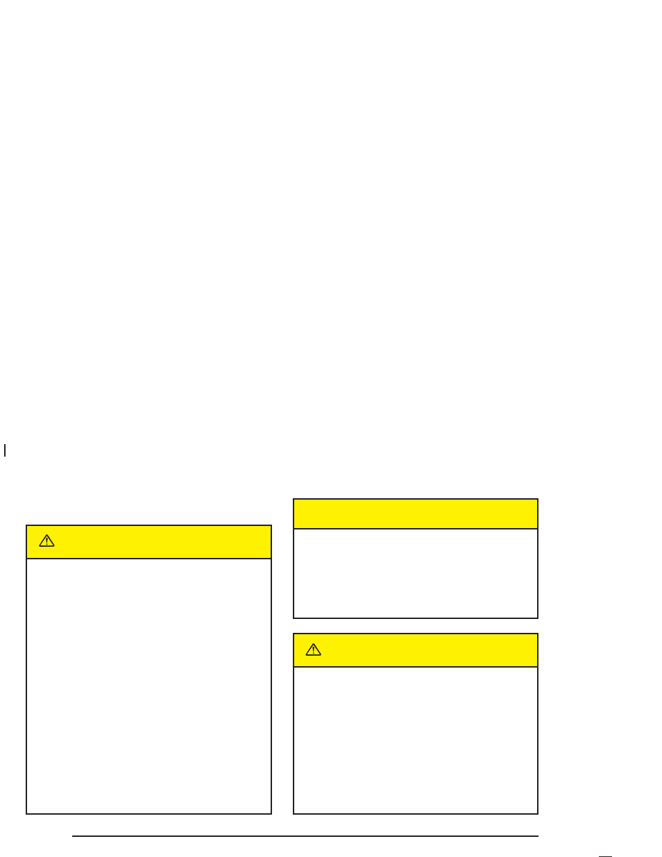 Caution | Buick 2005 Century User Manual | Page 56 / 348