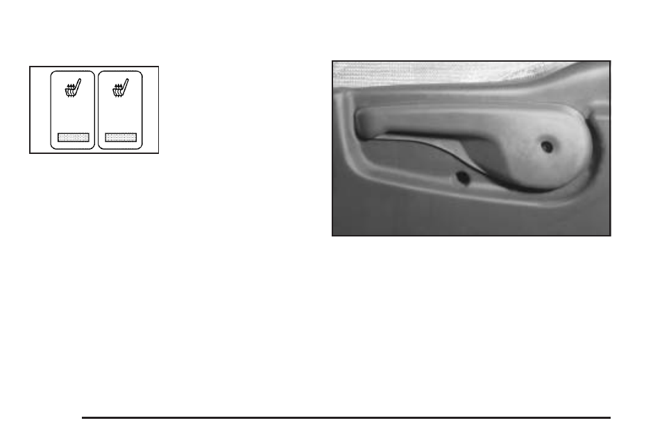 Heated seats, Reclining seatbacks, Heated seats -6 reclining seatbacks -6 | Buick 2004 Rendezvous User Manual | Page 12 / 486