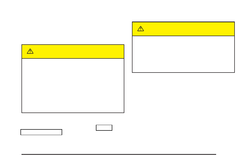 Caution | Buick 2004 Rendezvous User Manual | Page 151 / 486