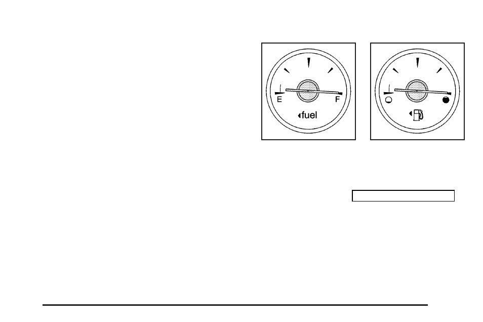 Fuel gage, Fuel gage -49, Emissions inspection and maintenance programs | Buick 2004 Rendezvous User Manual | Page 189 / 486